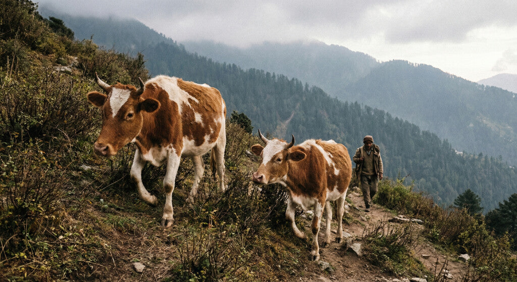 A Day in the Life of a Pahadi Cow, Why Free-Grazing Matters?