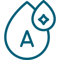 Droplet icon with letter A
